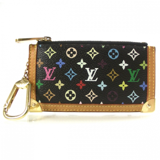 louis vuitton key pouch monogram multicolor