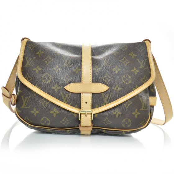 LOUIS VUITTON Monogram Saumur 30 24689