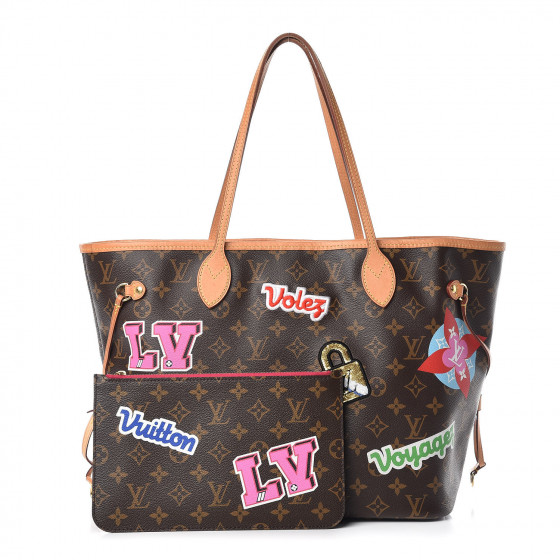 LOUIS VUITTON Monogram Travel Stickers Neverfull MM 370574 | FASHIONPHILE