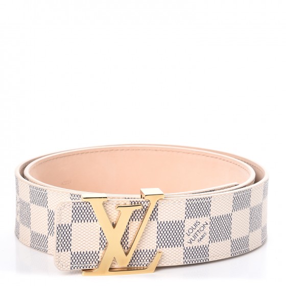 damier azur belt