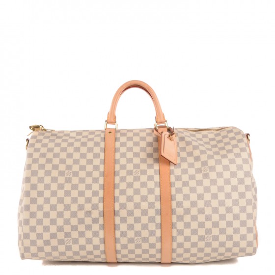 louis vuitton damier azur keepall 50