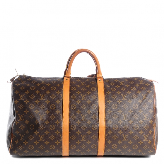 lv keepall 55 black monogram