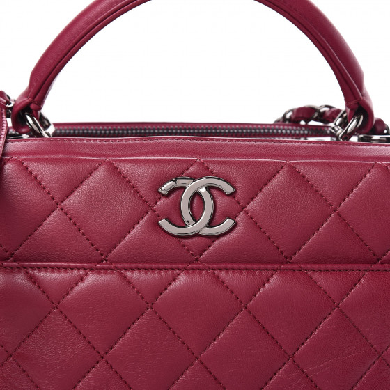 chanel pink bowling bag