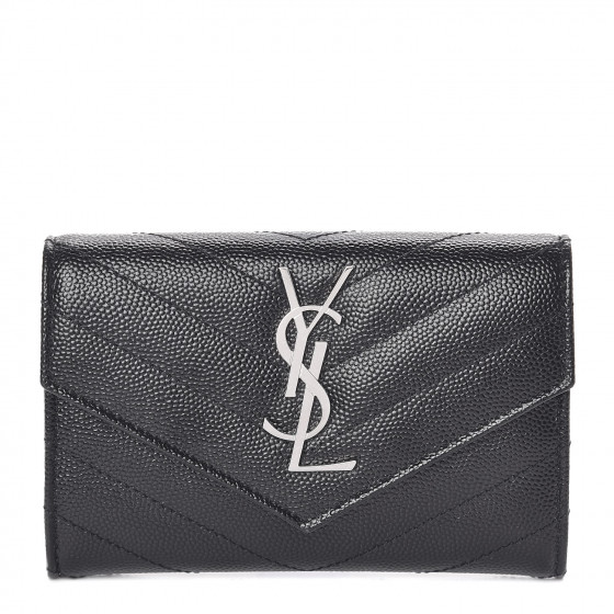 saint laurent matelasse wallet