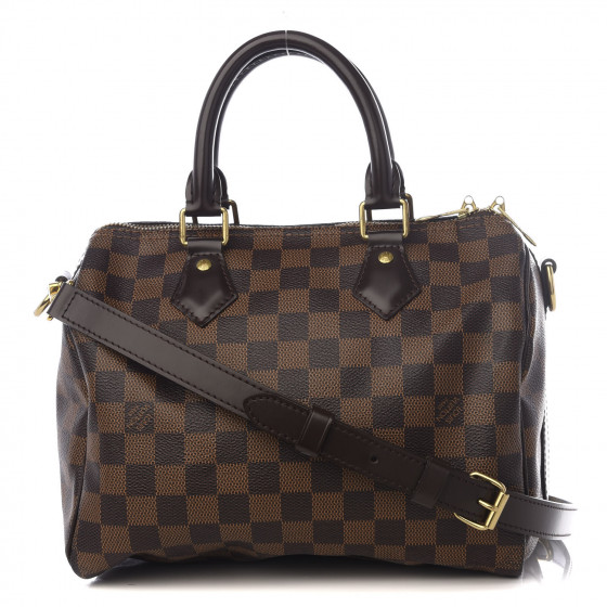 LOUIS VUITTON Damier Ebene Speedy Bandouliere 25 581257