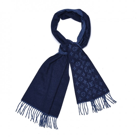 Louis Vuitton Monogram Gradient Scarf Hazelnut Wool