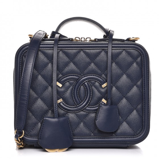 chanel filigree vanity case medium