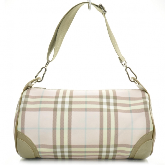 burberry pink check bag