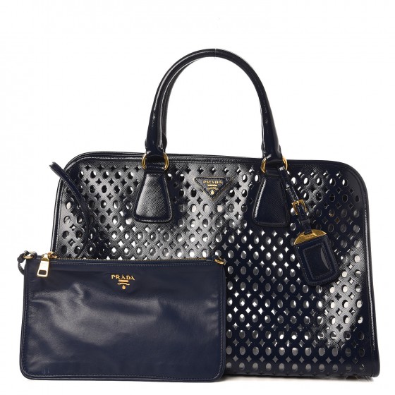 prada perforated tote