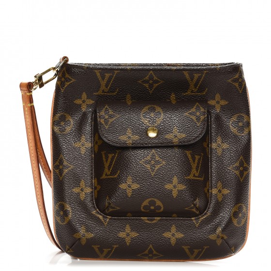 louis vuitton wristlet monogram