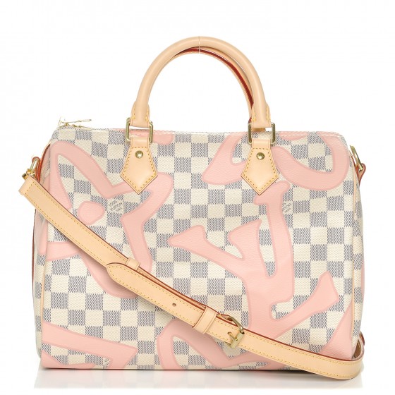 speedy bandouliere damier azur