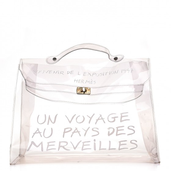 hermes transparent kelly bag