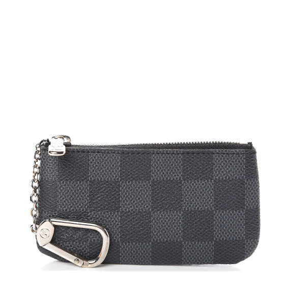 louis vuitton key pouch damier graphite