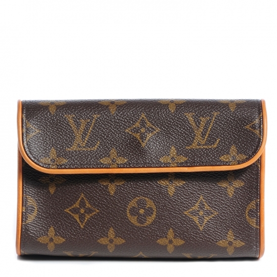 Louis Vuitton Pochette Florentine Monogram (With Snap Leather Belt