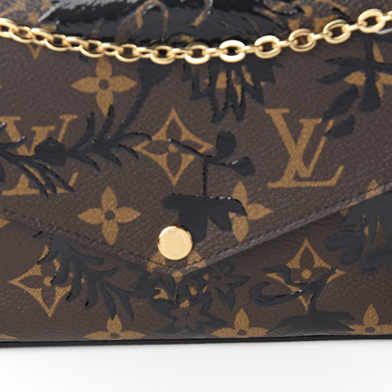 louis vuitton monogram canvas pochette felicie wallets handbag clutch