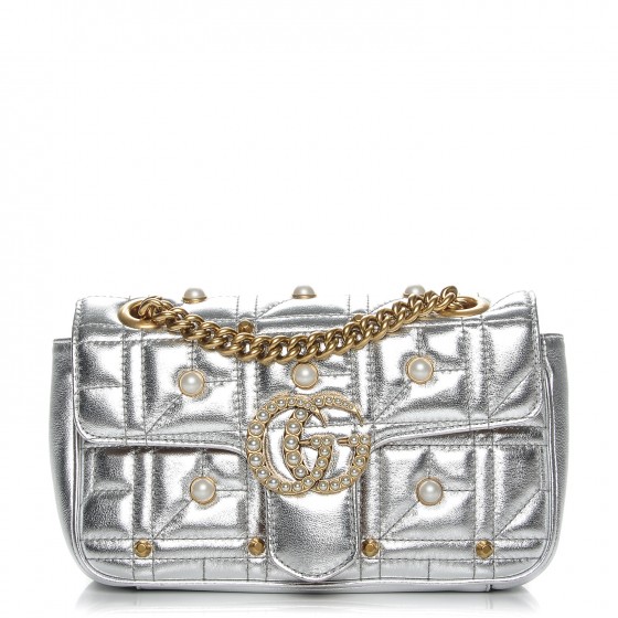 gucci silver handbag