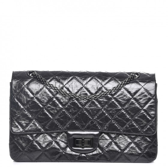 chanel 2.55 reissue so black