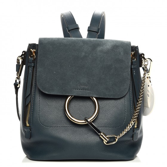 chloe faye backpack blue