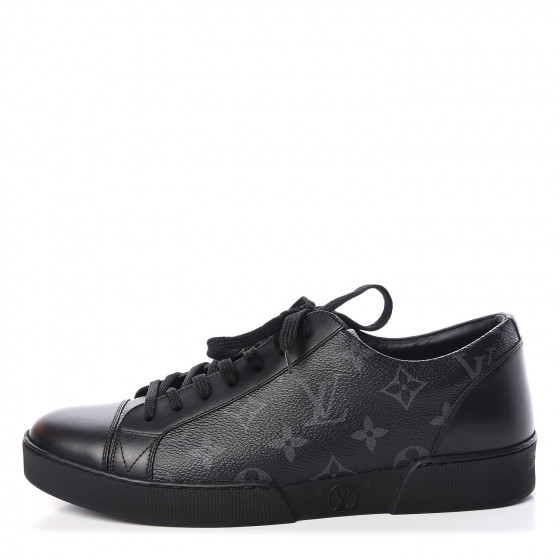 LOUIS VUITTON Calfskin Monogram Eclipse Match Up Sneakers 6 433924