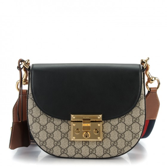 gucci padlock gg supreme medium shoulder bag