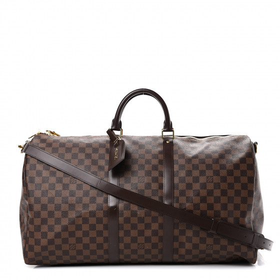 louis vuitton damier ebene keepall bandouliere 55