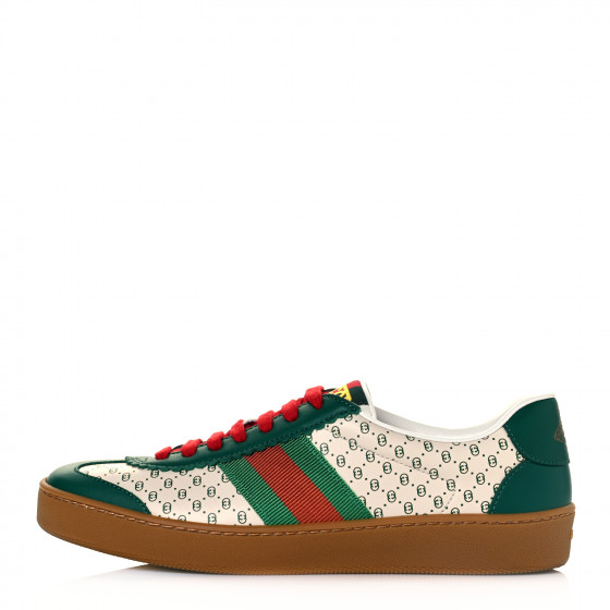 GUCCI X DAPPER DAN Calfskin Suede GG Micro Monogram G74 Sneakers 36.5 ...