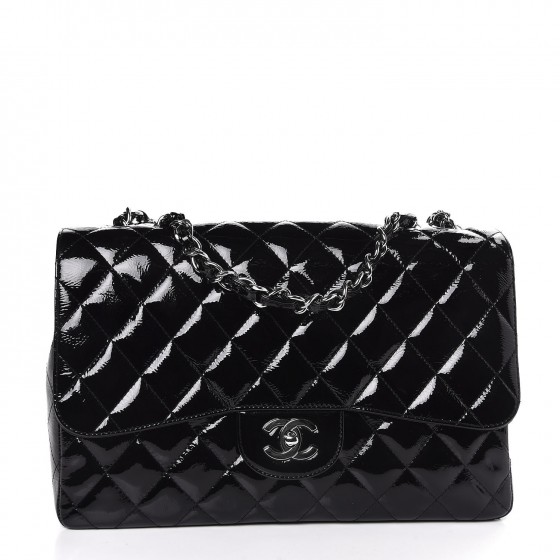 chanel gabrielle patent goatskin