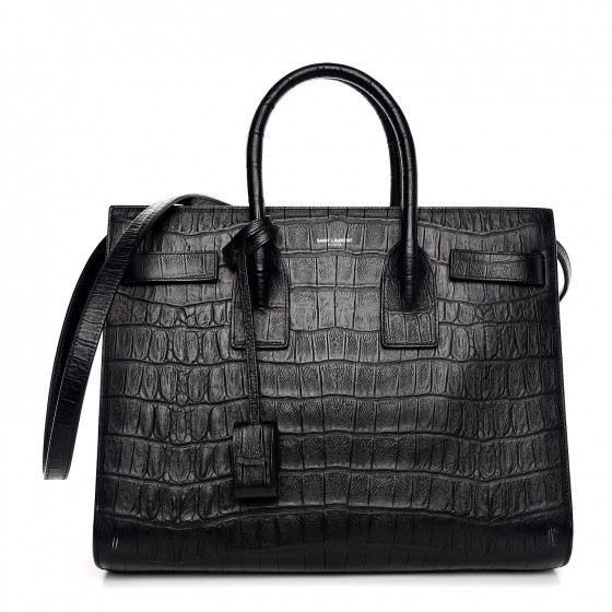 saint laurent sac de jour crocodile