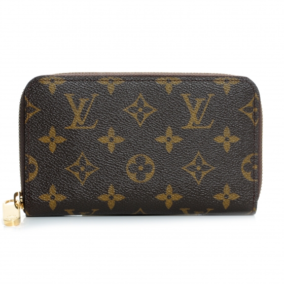 zippy compact wallet monogram