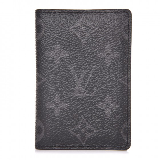 Louis Vuitton Pocket Organizer Monogram Eclipse (3 Card Slot) Patchwork  Multicolor