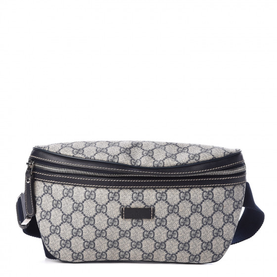 GUCCI GG Plus Monogram Belt Bag Navy 427990