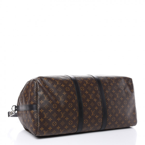 louis vuitton monogram macassar keepall bandouliere 55