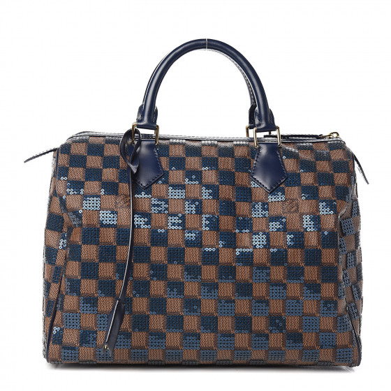 damier paillettes speedy 30