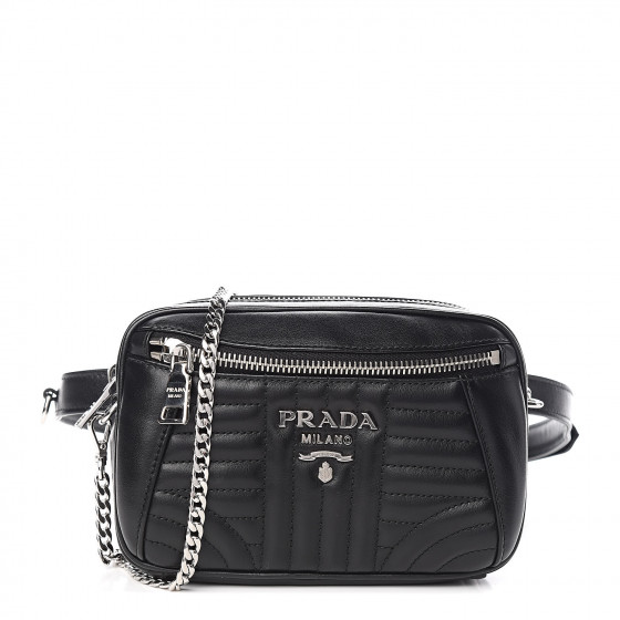 prada diagramme leather belt bag