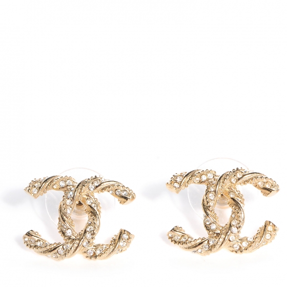 chanel twisted earrings