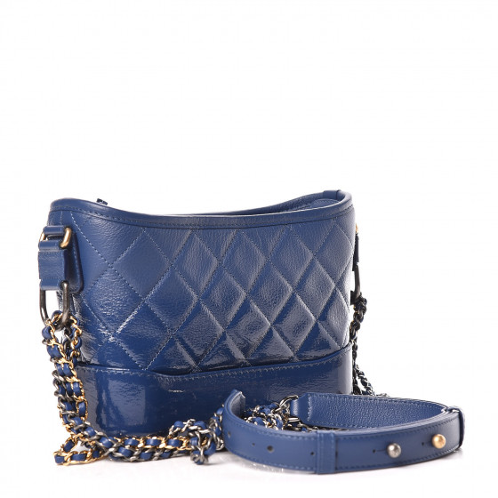 chanel gabrielle patent goatskin