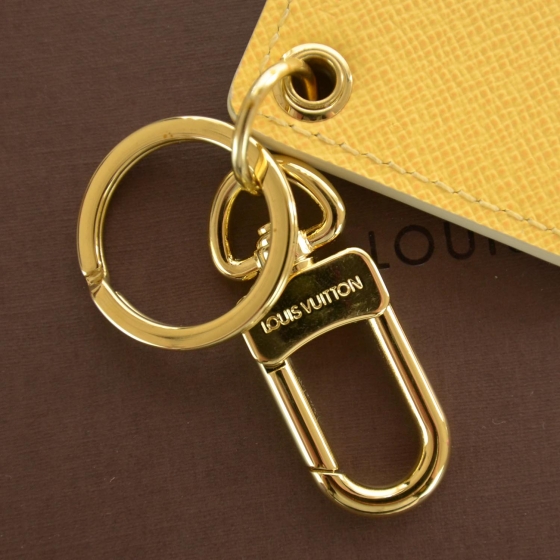 louis vuitton key cles damier azur