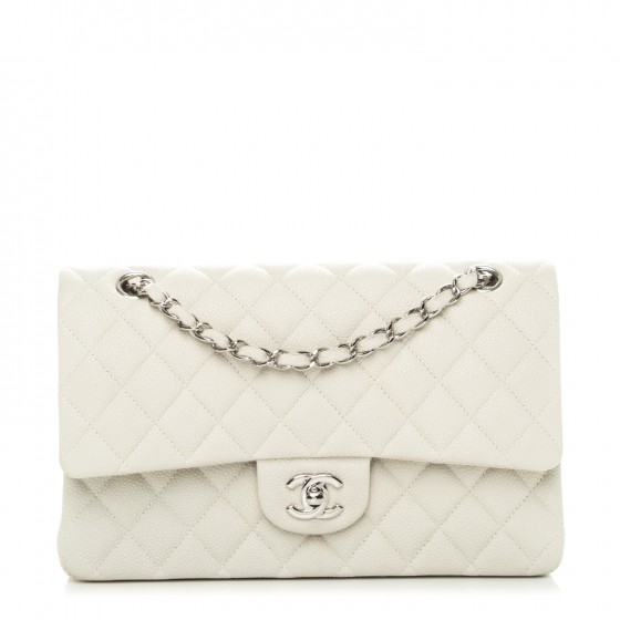 white chanel purse