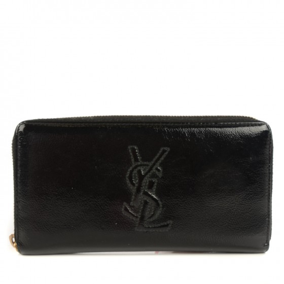 ysl patent leather wallet