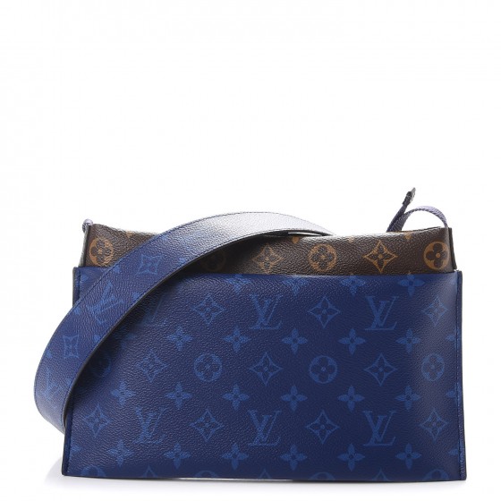 LOUIS VUITTON Monogram Small Outdoor Pouch Pacific Blue 257445
