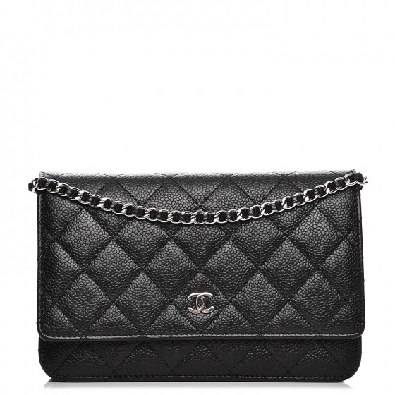 chanel wallet caviar black price