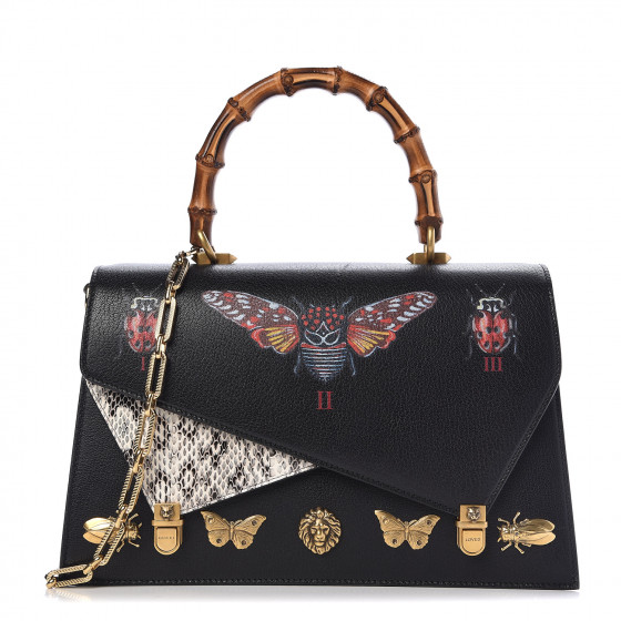 black gucci snake purse