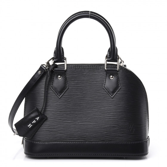 louis vuitton alma bb black epi leather