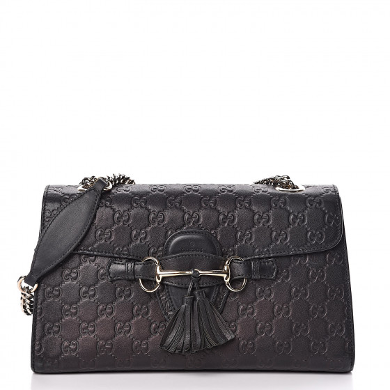 gucci emily guccissima chain shoulder bag