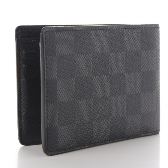 Shop authentic Louis Vuitton Damier Graphite Multiple Wallet at