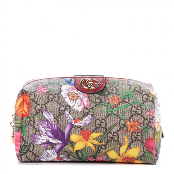 gucci ophidia gg flora cosmetic case