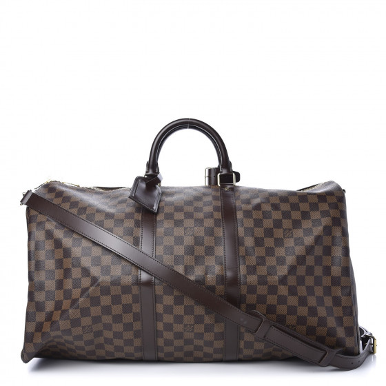 louis vuitton damier ebene keepall bandouliere 55