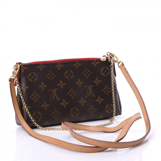 LOUIS VUITTON Pallas Monogram Clutch Cherry Crossbody