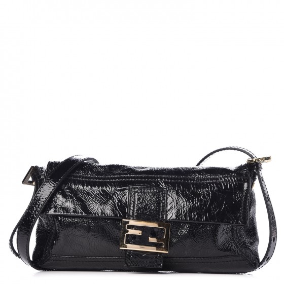 fendi patent leather handbag