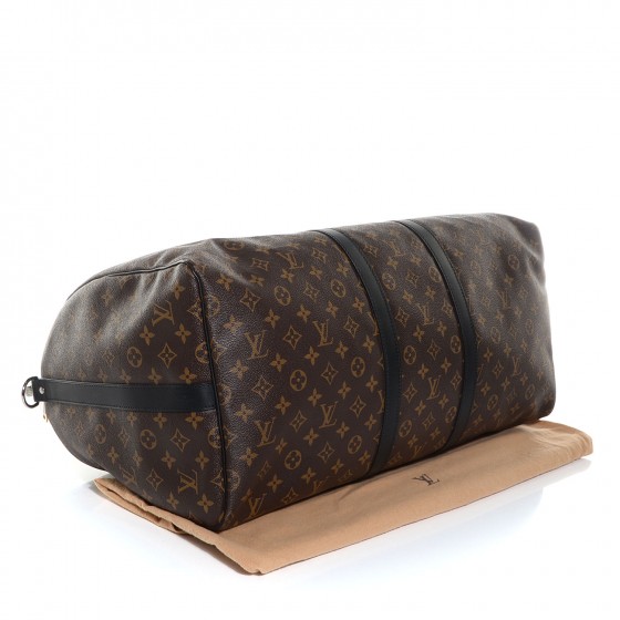 louis vuitton monogram macassar keepall bandouliere 55